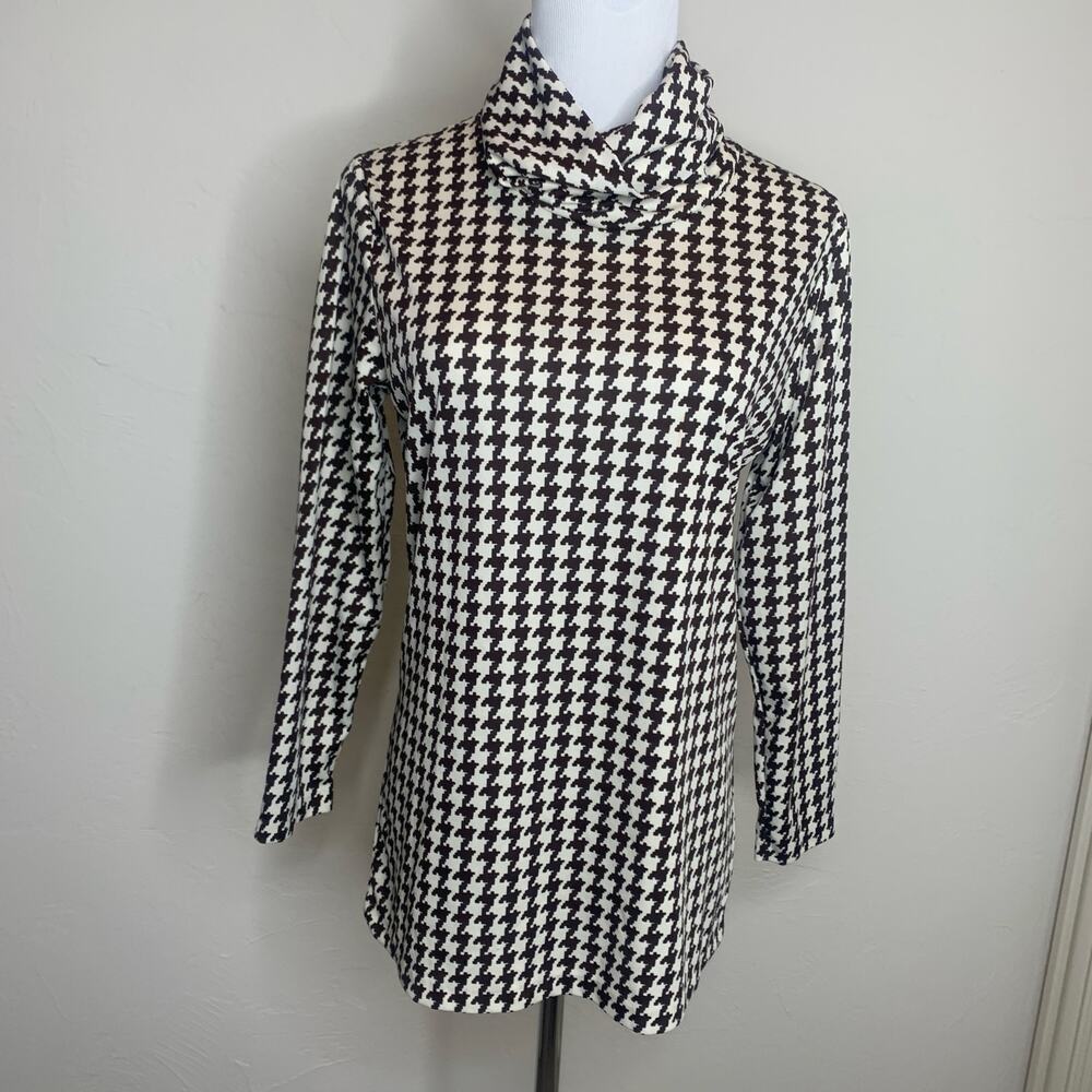 Ruff Hewn Brown Vertical Striped Button Up Shirt Sz Large